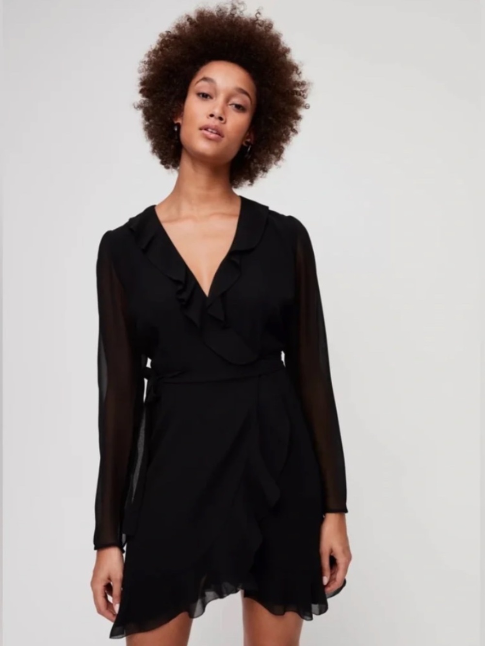NWT Wilfred Louise Dress Black size Small